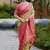 Pista green soft silk blend with woven work designer party wear festive saree with unstitched blouse piece