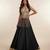 Black Embroidered Silk Lehenga with Beaded Fringe Blouse