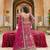 net sequins embroidered lehenga choli