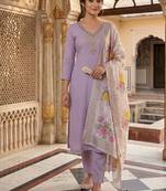 Womens new fancy premium mul chanderi kurta set