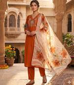 fancy premium silk fabric kurta set