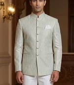 Sea green pista color jodhpuri for men | premium designer bandhgala ethnic wear