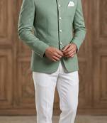 Pista color jodhpuri for men | premium designer bandhgala ethnic wear