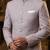 Light pink jacquard jodhpuri for men | premium designer bandhgala ethnic wear