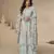 Premium chinon silk salwar suit set with matching dupatta