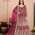  RANI COLOR CORD N SEQUNCE WORK NET SEMI STICHED DESIGN GOWN