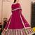  RANI COLOR CORD N SEQUNCE WORK NET SEMI STICHED DESIGN GOWN