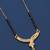 gold plated diamond mangalsutra 