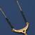 gold plated diamond mangalsutra 