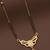 gold plated diamond mangalsutra 