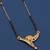 gold plated diamond mangalsutra 