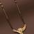 gold plated diamond mangalsutra 
