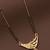 gold plated diamond mangalsutra 