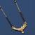 gold plated diamond mangalsutra 