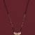 gold plated diamond mangalsutra 