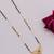 gold plated diamond mangalsutra 