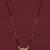 gold plated diamond mangalsutra 