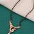 gold plated diamond mangalsutra 