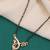 gold plated diamond mangalsutra 