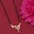 gold plated diamond mangalsutra 