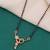 gold plated diamond mangalsutra 