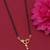 gold plated diamond mangalsutra 