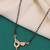 gold plated diamond mangalsutra 