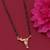gold plated diamond mangalsutra 