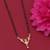 gold plated diamond mangalsutra 