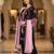 Black Rayon Embroidered mirror Kurta Pant Set with Dupatta