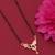 gold plated diamond mangalsutra 