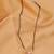 gold plated diamond mangalsutra 