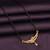 gold plated diamond mangalsutra 