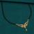 gold plated diamond mangalsutra 