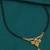 gold plated diamond mangalsutra 
