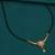 gold plated diamond mangalsutra 