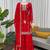 red faux georgette salwar suit dupatta