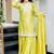 yellow salwar suit dupatta