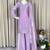 purple salwar suit dupatta