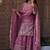 pink silk blend salwar suit dupatta