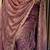 purple silk blend salwar suit dupatta