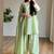 light green rayon cotton silk blend salwar suit dupatta