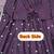 purple silk blend salwar suit dupatta