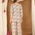 Pastel blue cotton co-ord set with floral print – casual wear