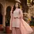 Premium chinon silk sharara suit with heavy beads work & chinon dupatta