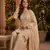 Premium chinon silk sharara suit with heavy beads work & chinon dupatta