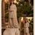 Premium chinon silk sharara suit with heavy beads work & chinon dupatta