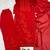 red georgette salwar suit dupatta
