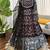 black anarkali salwar suit dupatta