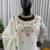 white silk blend salwar suit dupatta